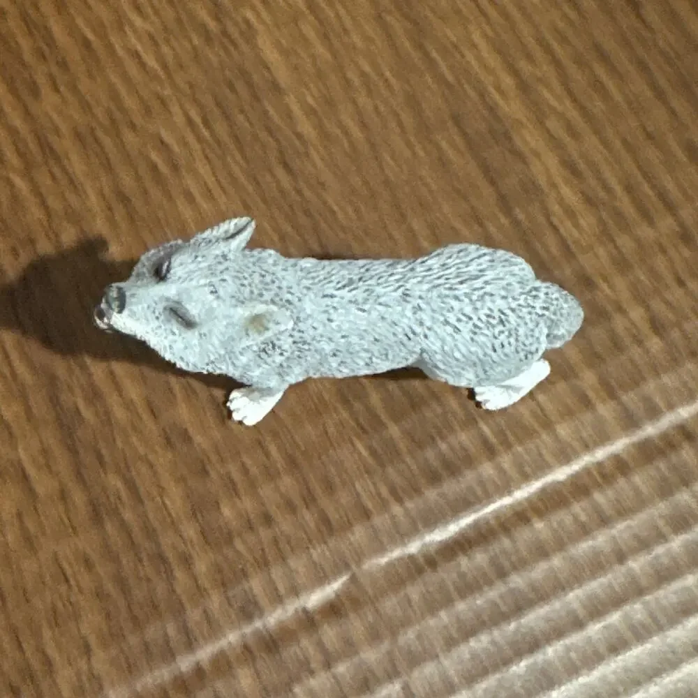 2009 Schleich howling wolf figure